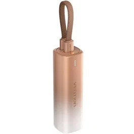 Vention Powerbank 5000mAh 20W FHWJ0 Dorado Carga Rápida